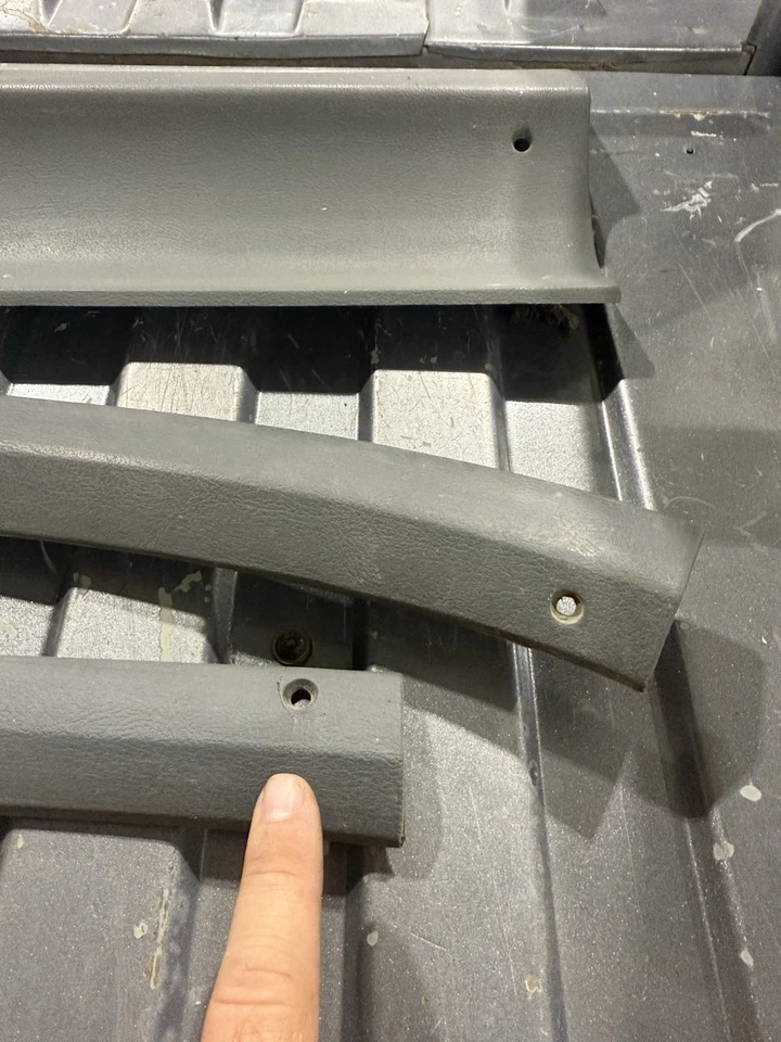 1989-1993 DODGE RAM 150 D250 W350 1-го поколения серый комплект отделки хедлайнера - Изображение 3 из 4