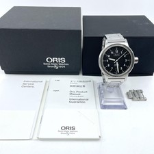 Oris Automatic Men'S Watch Black Dial 7534 Galla Frame Back Scale