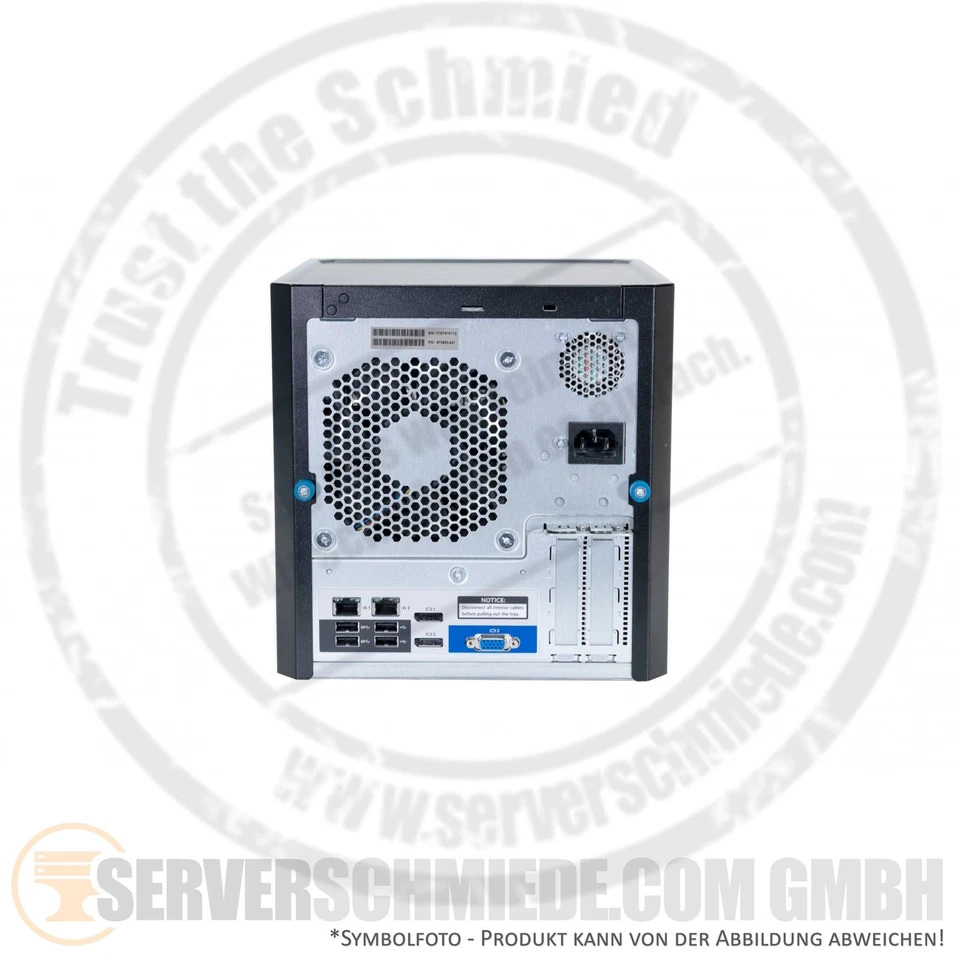 HP ProLiant MicroServer Gen10 AMD Opteron X3216 1,60GHz 8GB RAM 4x 3,5" LFF SAS - Bild 4 von 4