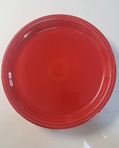 Fiesta HLC Set of 2 Fiestaware Scarlet Red Dinner Plates 10 Inch