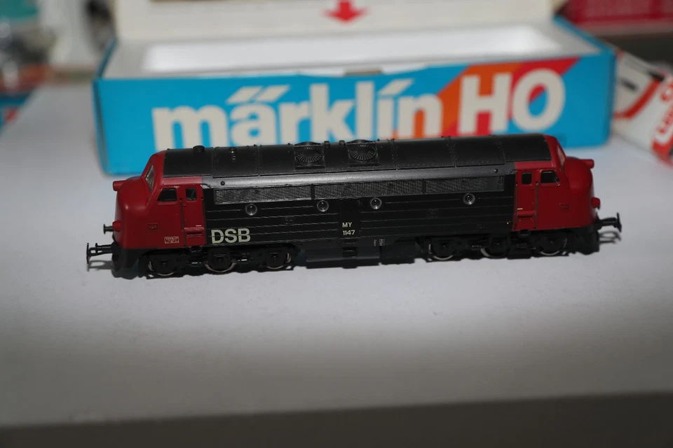 H0 OVP Märklin 3067 6 achsige Diesellok DSB MY1147 Modelleisenbahn NOHAB - Bild 3 von 4