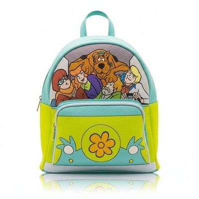 Scooby Doo Mini Backpack for Kids & Adults | 10'' PU Leather Scooby-Doo...