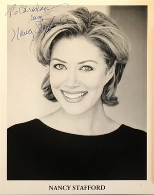 Nancy Stafford Matlock St. Elsewhere Babylon 5 autograph signed 8''x10'' photo