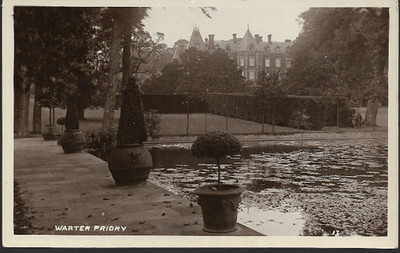 Warter, E Yorkshire - Priory - RP Postkarte von Bramley um 1920