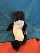 Ty Beanie Babies Waves the Orca Whale Plush Toys - 4084