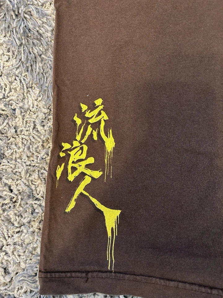 Camiseta De Colección Rurouni Kenshin Anime Japonés Gráfico Dibujos Animados Talla Mediana Foto 4 de 4