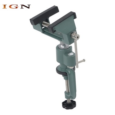 3'' Table Bench Vise Work Bench Clamp Swivel Rotating Hobby Crafts 360° Universal