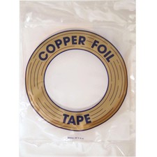 3/16 Inch Silver Back Copper Foil 36 Yards Edco Stained Glass Tool Crafting