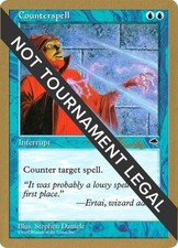 Counterspell - 1998 Randy Buehler (TMP) - Medium Play MTG