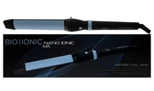 Bio Ionic OnePass Oval Wand - 1 Pc Curling Iron NEW!