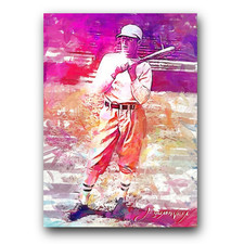 Goose Goslin #6 Art Card Limited 42/50 Edward Vela Signed (Detroit Tigers)