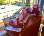 Vintage Tonka Fire Ladder Truck Cab Over