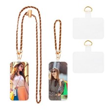 Phone Lanyard with Wrist Strap and Versatile Bag Replacement, Brown, Classic ...