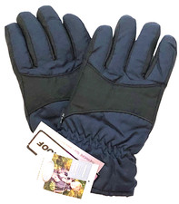 Boys Blue Thermosoft Insulation Waterproof Ski Gloves Size Large 13-18