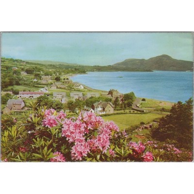 Postkarte Whiting Bay und Holy Isle, Isle of Arran, Schottland