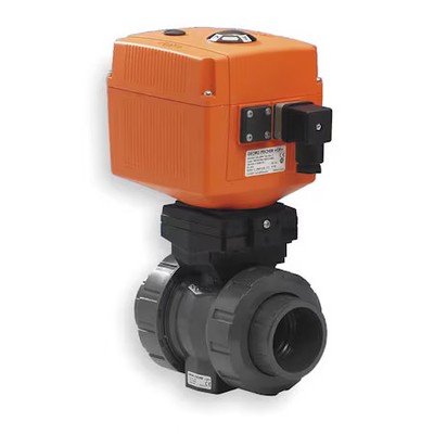 Gf Piping Systems 199107208 2'' Socket Pvc Electronic Ball Valve 2-Way