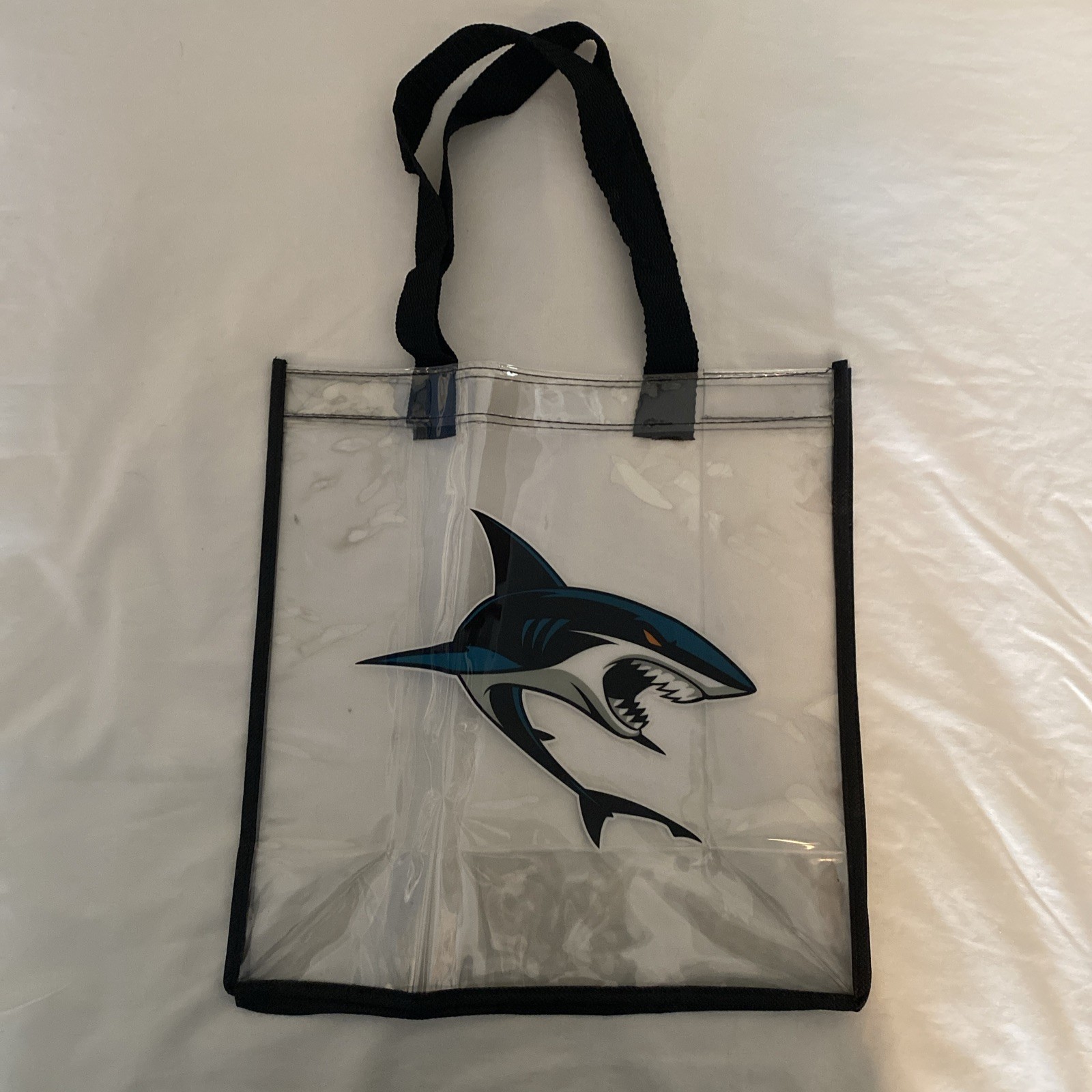 San Jose Sharks SGA Clear Tote Bag Purse