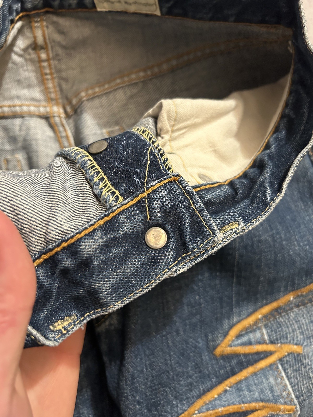 Vintage 60s Levi’s Patchwork Custom Big E Selvedg… - image 8