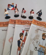 Lot Of 5 Delprado Lead Soldiers Napoleonic Wars #18