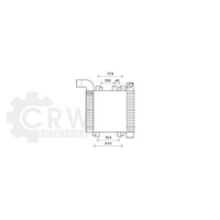 LadeluftküHler FüR Hyundai Santa Fé II 2.2 Crdi 4X4 Bj.06-09