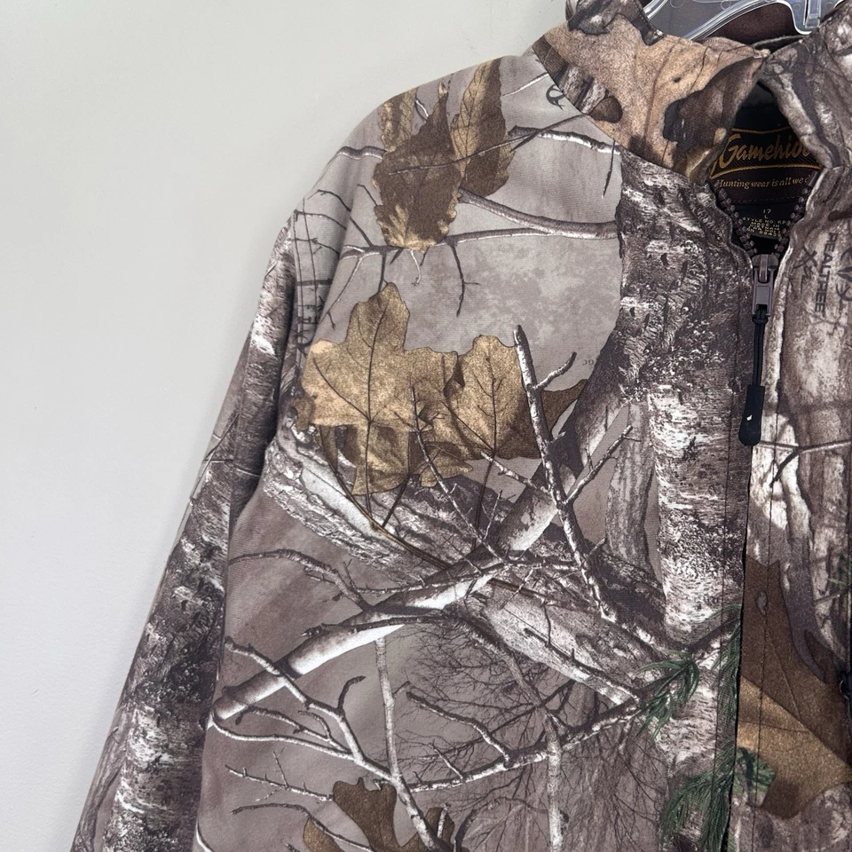 Vintage Youth Gamehide Camo Insulated Hunting Jacket Camouflage Coat Size L Boys - Image 2 of 4