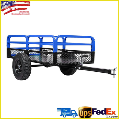#ad 1500Lbs Dump Trailer Cart Tow Behind Dump Cart 15 Cu.Ft Dump Cart Garden Yard $224.62