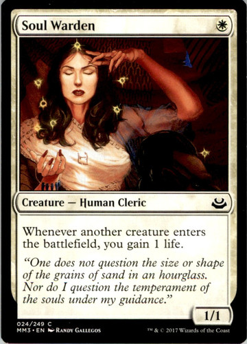 2017 MTG Modern Masters 2017 Soul Warden #24 LP