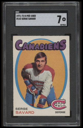 Serge Savard #143 1971 O-Pee-Chee card