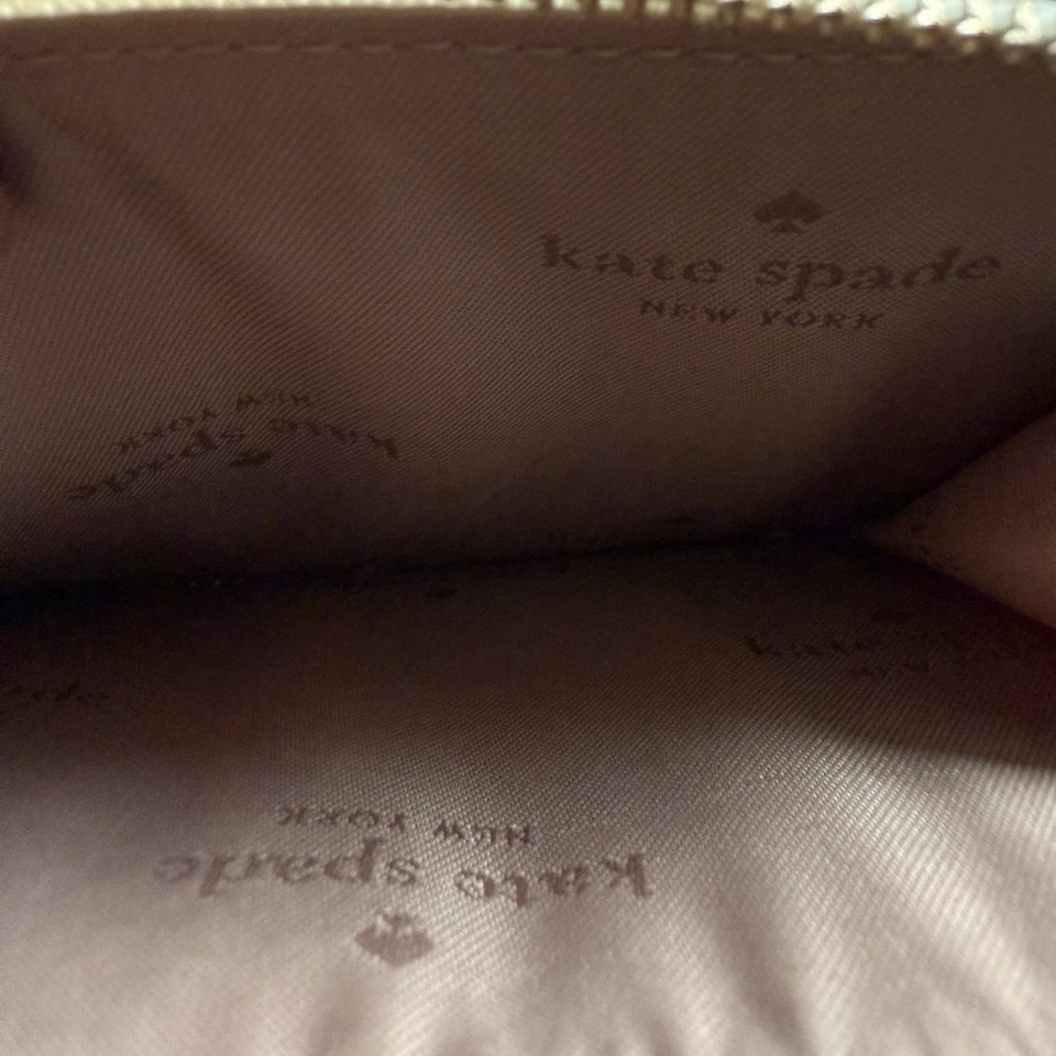 Cartera Kate Spade Lucy Bicolor Pequeña L Cremallera Muñequera Tostada Avellana Foto 4 de 4