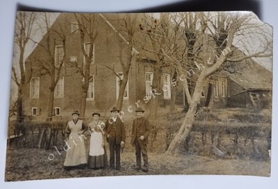 Moormerland Leer Mittelsterberg Ostfriesland Gehöft historische Fotokarte 1925