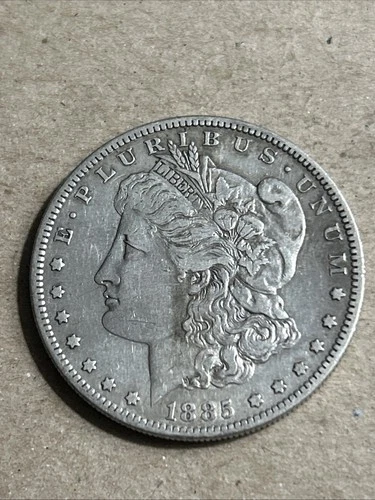 1885-s MORGAN SILVER DOLLAR in Extremely Fine