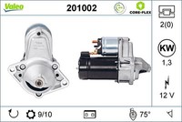 Valeo 201002 Starter FÜR Buick (Sgm) Chevrolet Chevrolet (Sgm) Daewoo Holden OPE