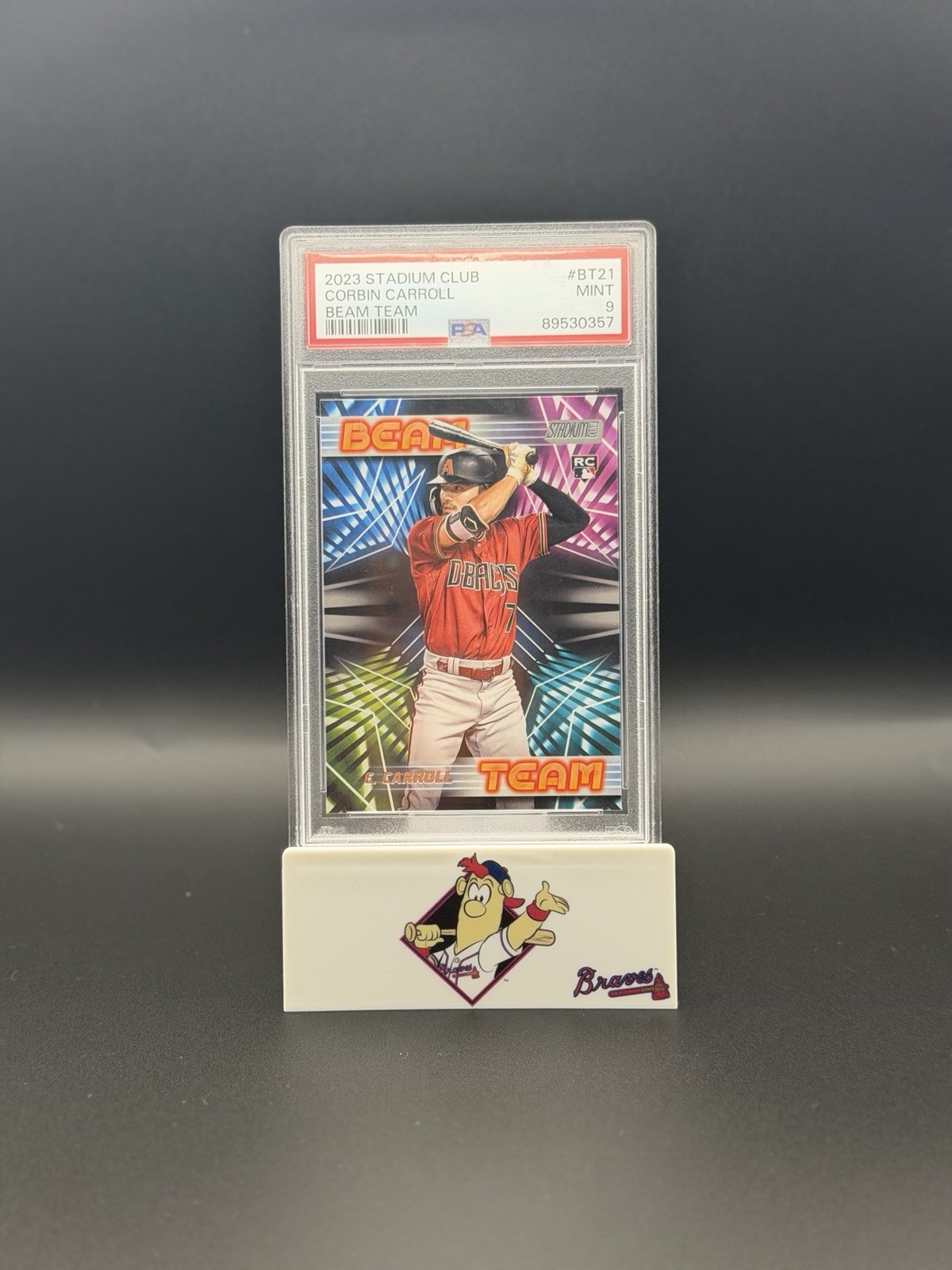 Topps 2023 Stadium Club Beam Team BT-21 Corbin Carroll Rookie PSA 9 Diamondbacks