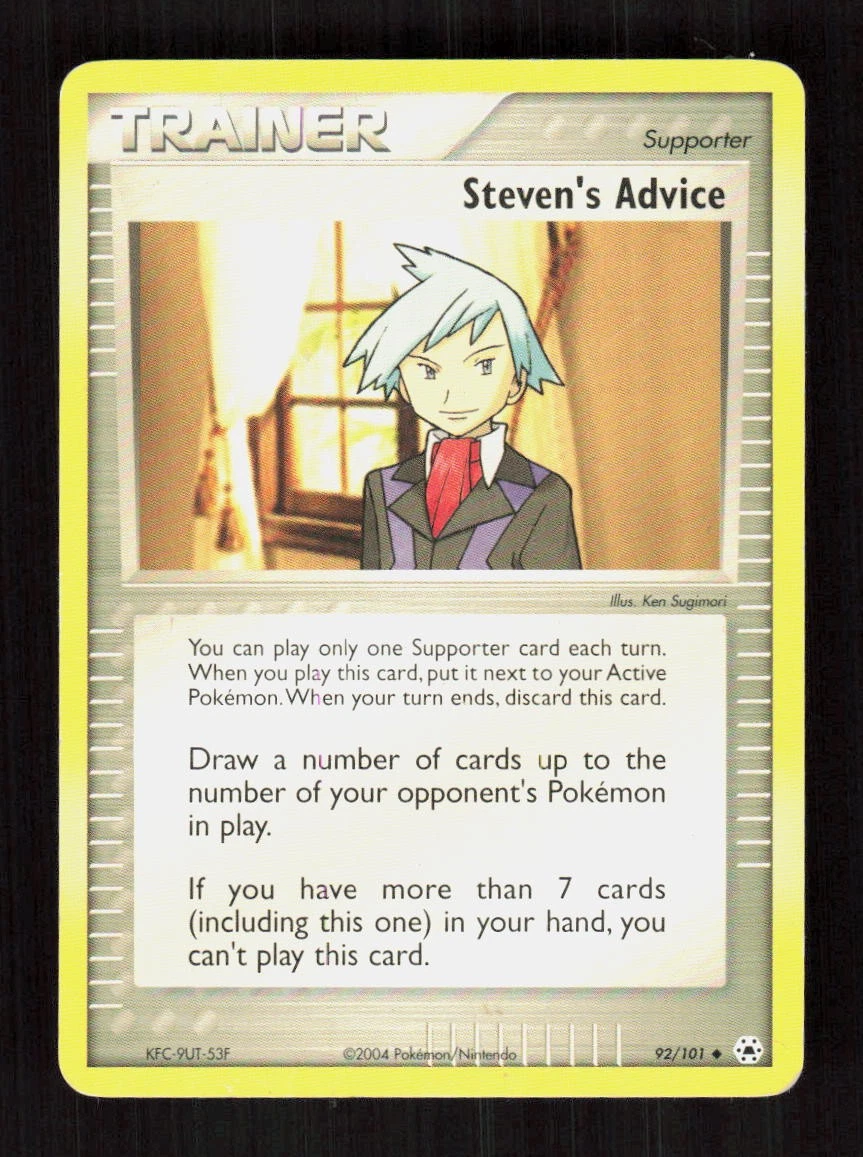 Steven's Advice Pokémon TCG Cards for sale | eBay