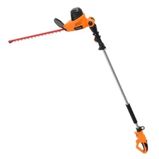 GARCARE Electric Hedge Trimmer Corded with Extension Pole 18 Inch Dual-Action...