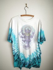 Vintage 90's The Grateful Dead Shiva Bear Tie Dye T-Shirt XL EUC Made in USA SS