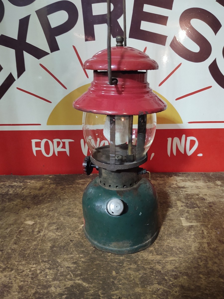 Coleman 1951 200A Single Mantle Christmas Lantern Dated 11 Coleman 1951 200A Single Mantle Christmas Lantern Dated 11