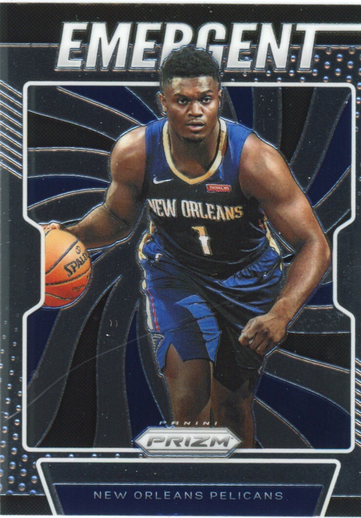 2019 Panini Prizm #7 Zion Williamson Rookie Emergent Near mint or better