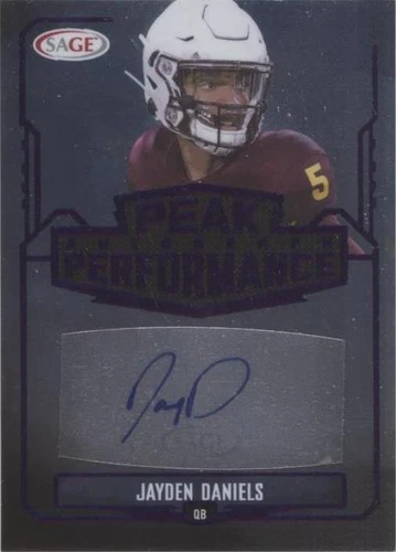 2022 SAGE Low Series Jayden Daniels #PKA-JD