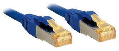 Lindy 47278 Patchkabel 1.50m RJ45 S/FTP LSOH, mit Cat7 Rohkabel, blau