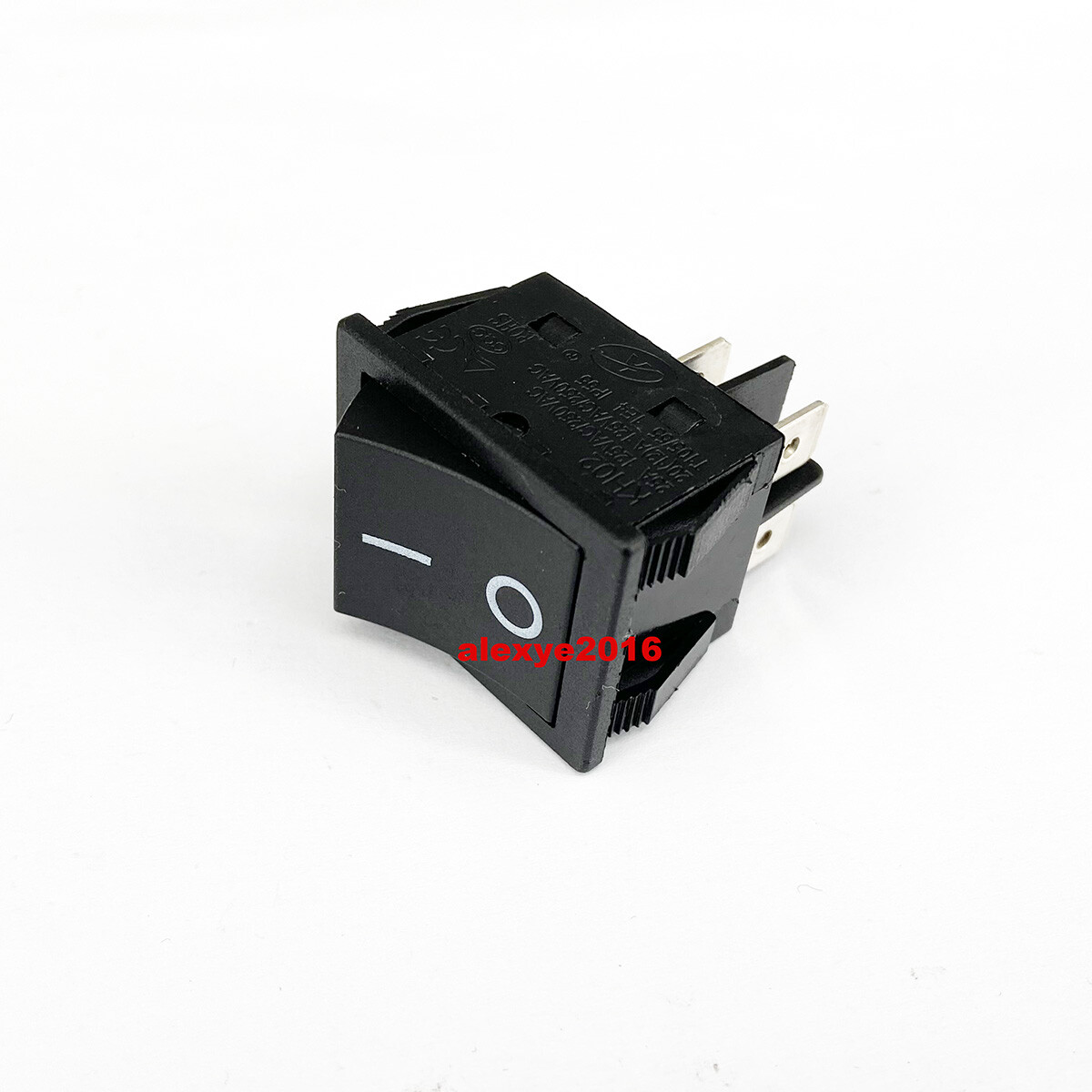 1PCS CK KH02 Switch 4 Pins ON-OFF 2 Positions Maintained Black 25A 125/250VAC thumbnail 5