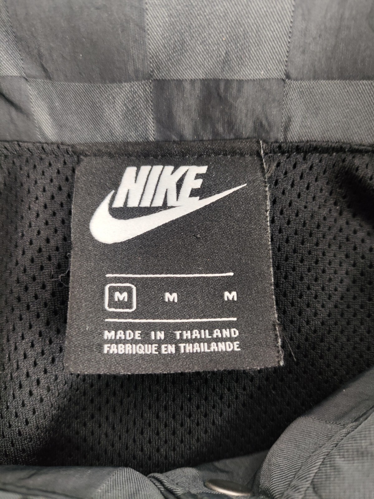 Nike Icon Clash Coaches Jacket Women's Size M Black Windbreaker Oversized Snap image 6