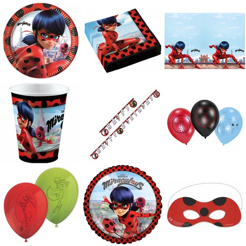 Miraculous Ladybug Banner Foil Balloon Cups Plates Napkins Tablecover Ebay