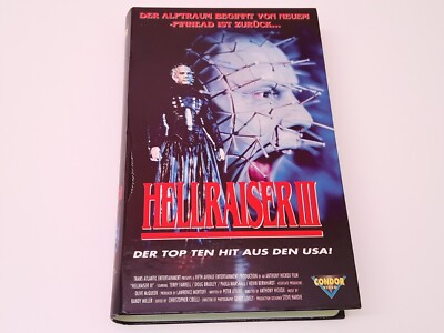 Hellraiser III 3 Hell on Earth VHS German PAL Condor Highlight Video Hartbox