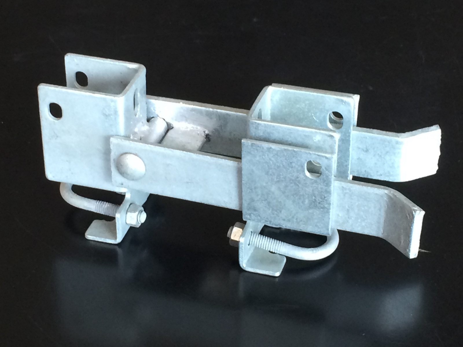 Residential Chain Link Double Driveway Gate Strong Arm Latch 13/8" OD