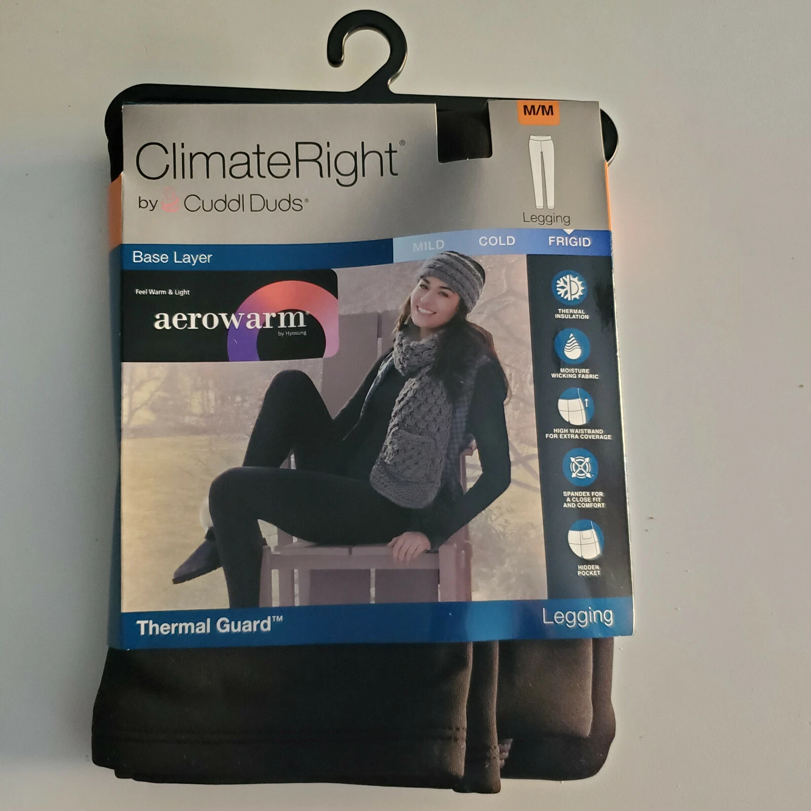 Climate Right by Cuddl Duds women's legging size M/M Base Layer FRIGID.FS