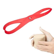 Bent-Leg Plastic Caliper Clay Sculpture Ceramic Measuring Pottery Tool