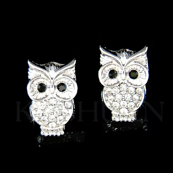 Swarovski owl deals earrings