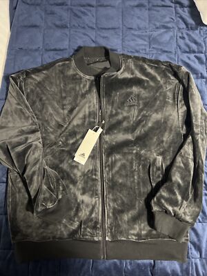 Adidas Embossed Reversible Jacket Mens Medium New IJ6424