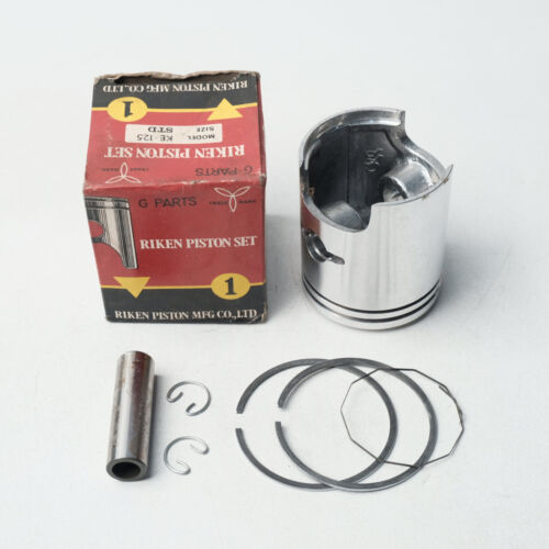 Fit For Kawasaki KE125 KS125 KE KS 125 Piston Kit Set STD Piston + Rings + Pin - Picture 7 of 7